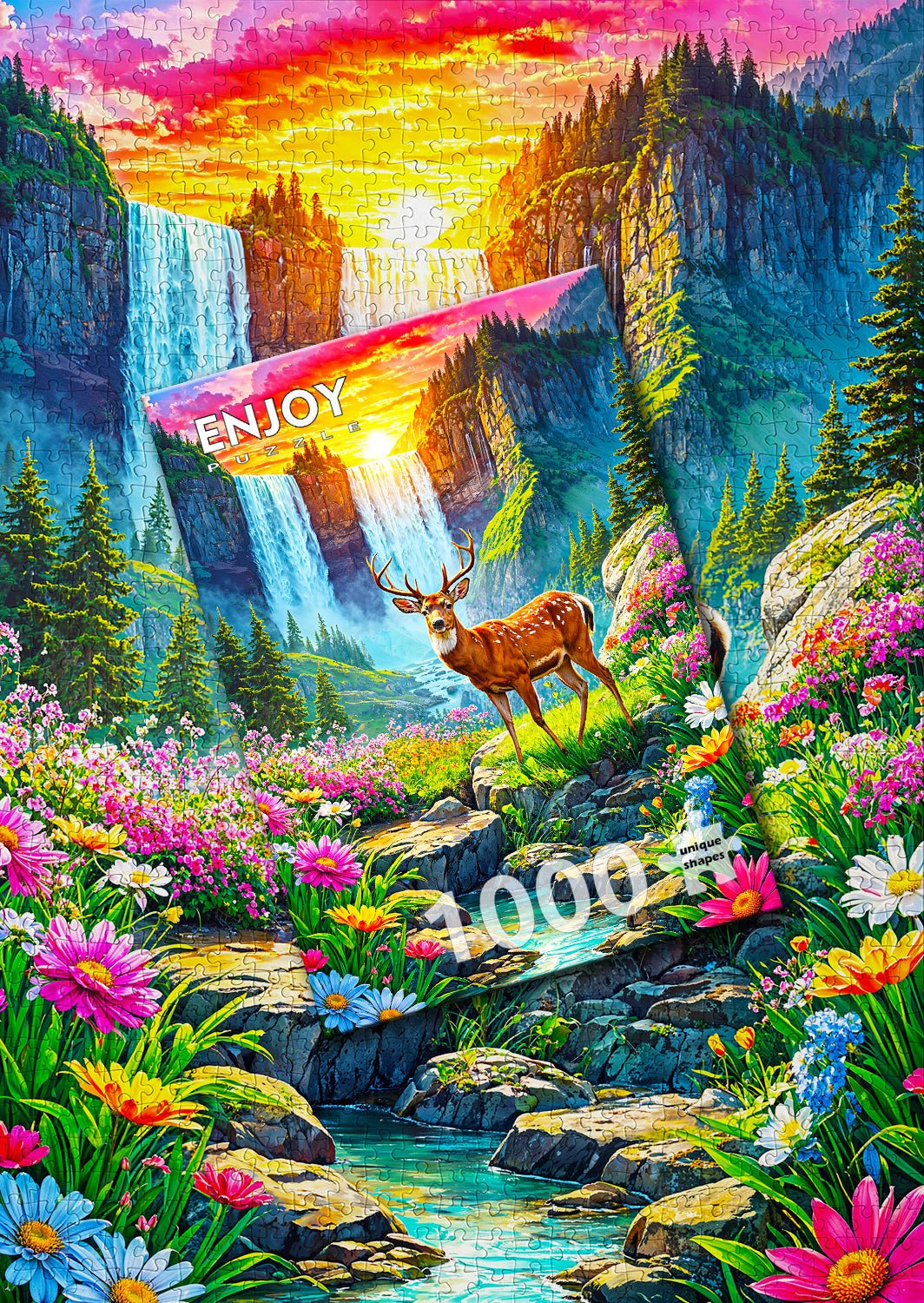 Szarvasparadicsom Enjoy 1000 darabos kirakó puzzle (EN - 2253 5949194022533) - puzzlegarden