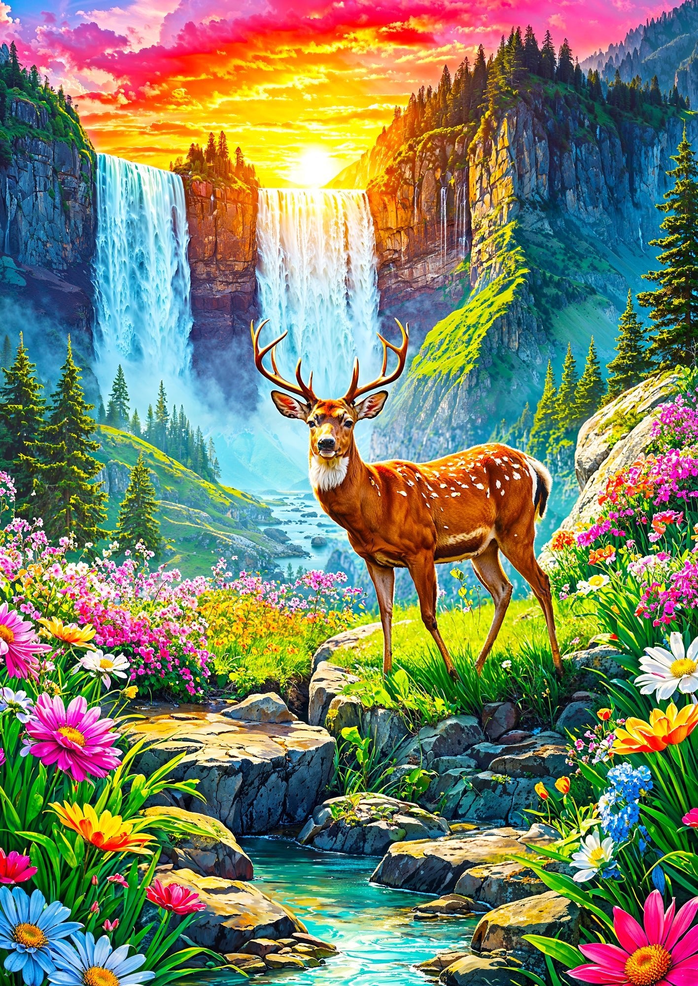 Szarvasparadicsom Enjoy 1000 darabos kirakó puzzle (EN - 2253 5949194022533) - puzzlegarden