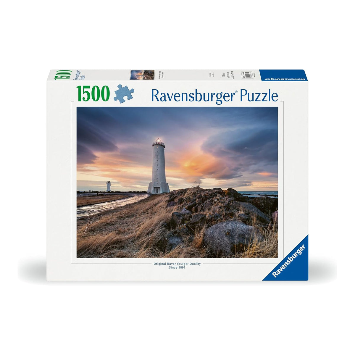 Szélfútta égbolt, Akranes világítótorony – Izland Ravensburger 1500 darabos kirakó puzzle (RA - 12000732) - puzzlegarden