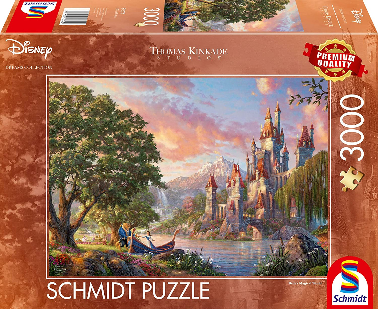 Szépség és a Szörnyeteg - Belle Varázslatos Világa Schmidt Spiele 3000 darabos kirakó puzzle (SCH - 57372) - puzzlegarden