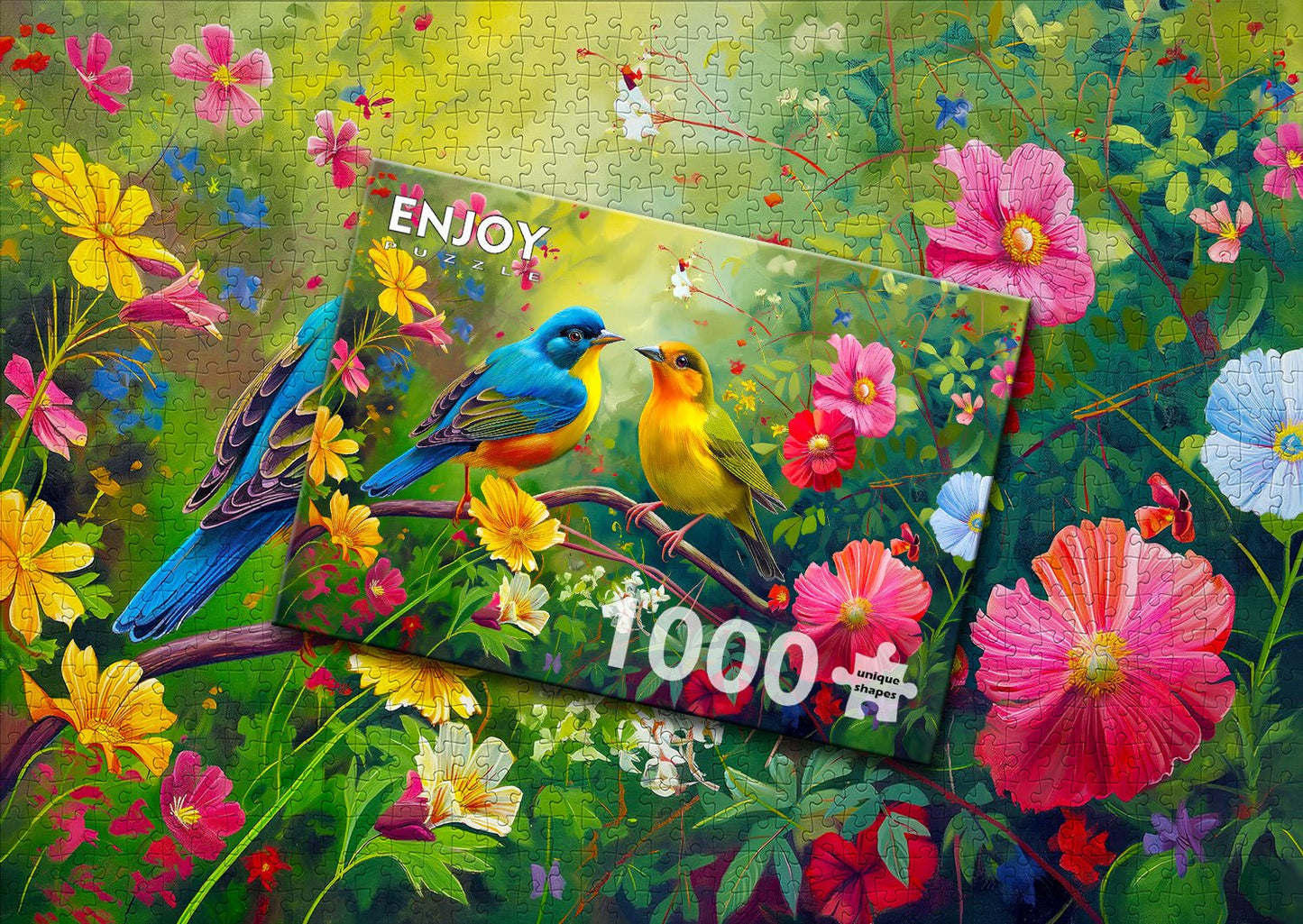 Szerelmesmadár - duett Enjoy 1000 darabos kirakó puzzle (EN - 2273 5949194022731) - puzzlegarden