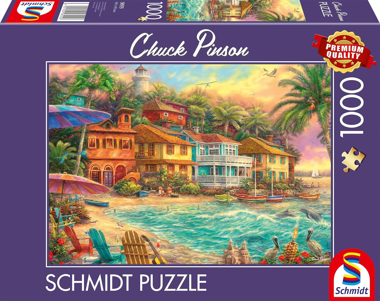 Szigetlakók élete Schmidt Spiele 1000 darabos kirakó puzzle (SCH - 58555) - puzzlegarden