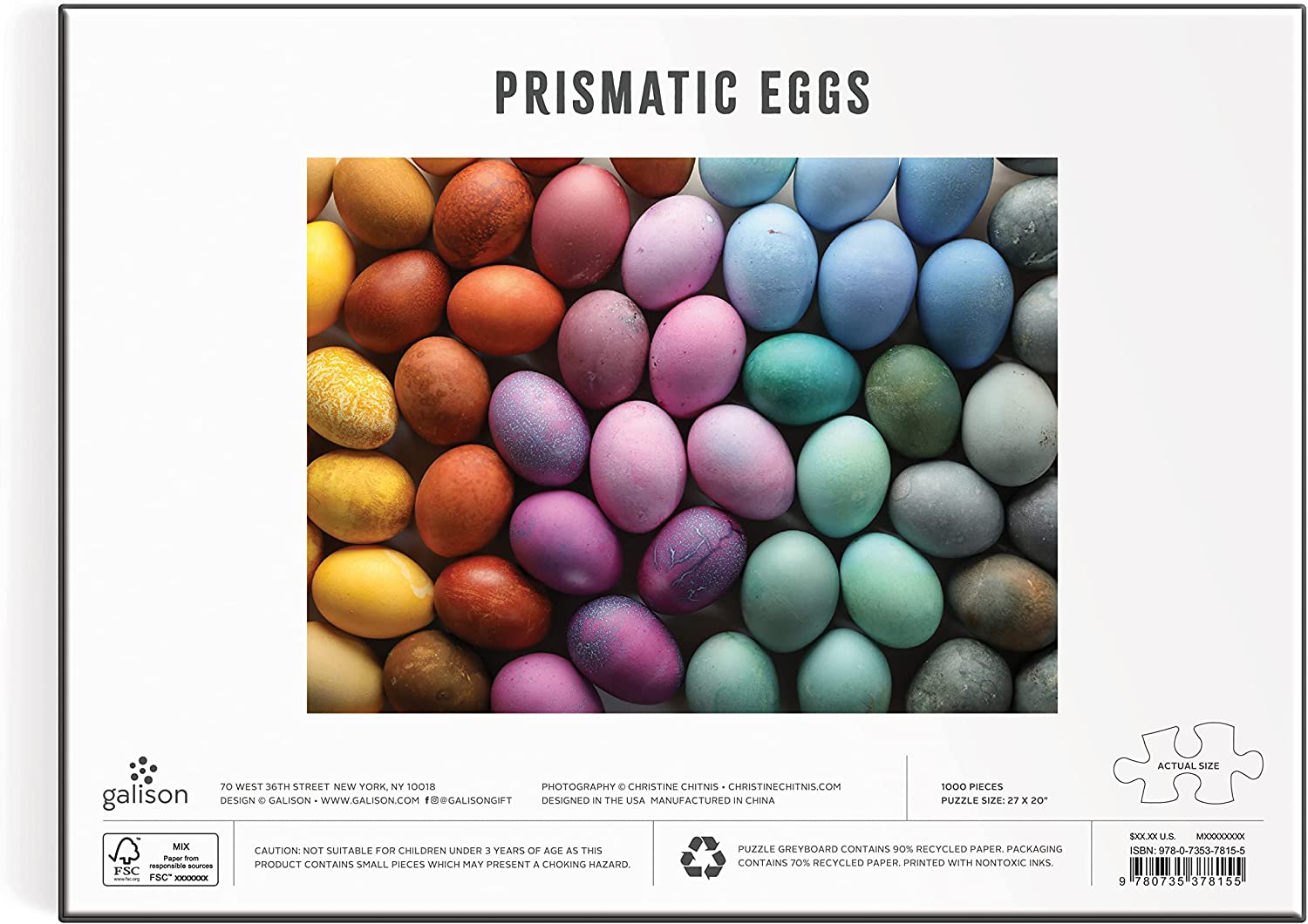Szikrázó Tojások Galison 1000 darabos kirakó puzzle (GA - M050622C) - puzzlegarden