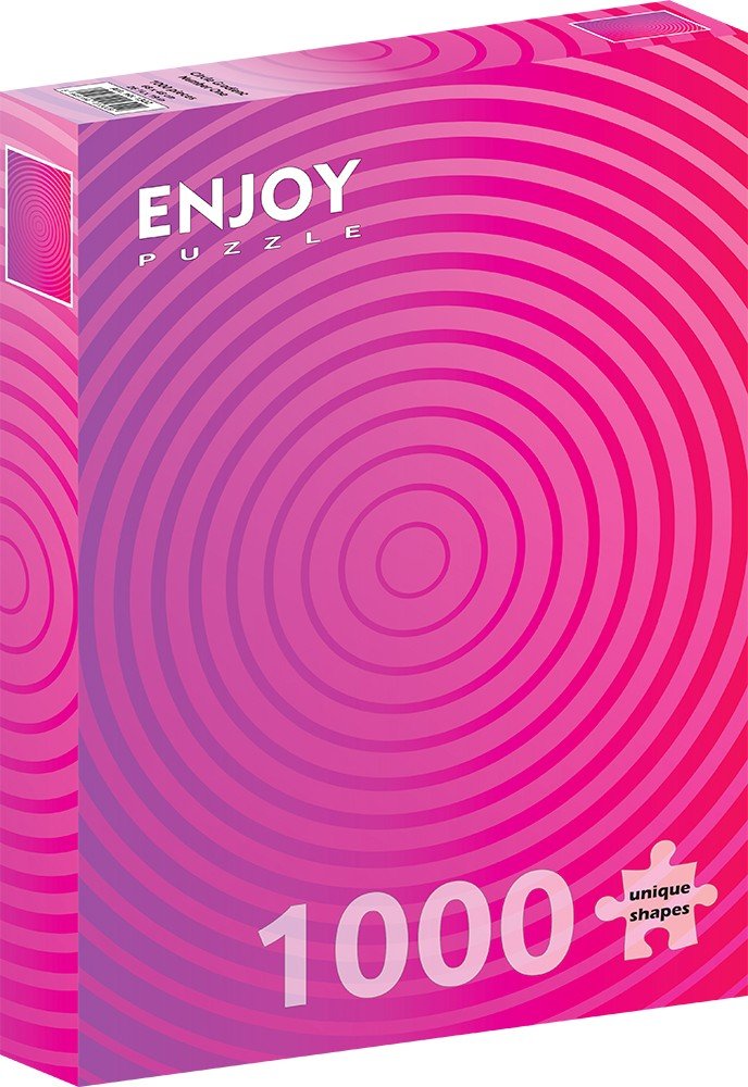 Színátmenet körökben - 1 Enjoy 1000 darabos kirakó puzzle (EN - 1302) - puzzlegarden