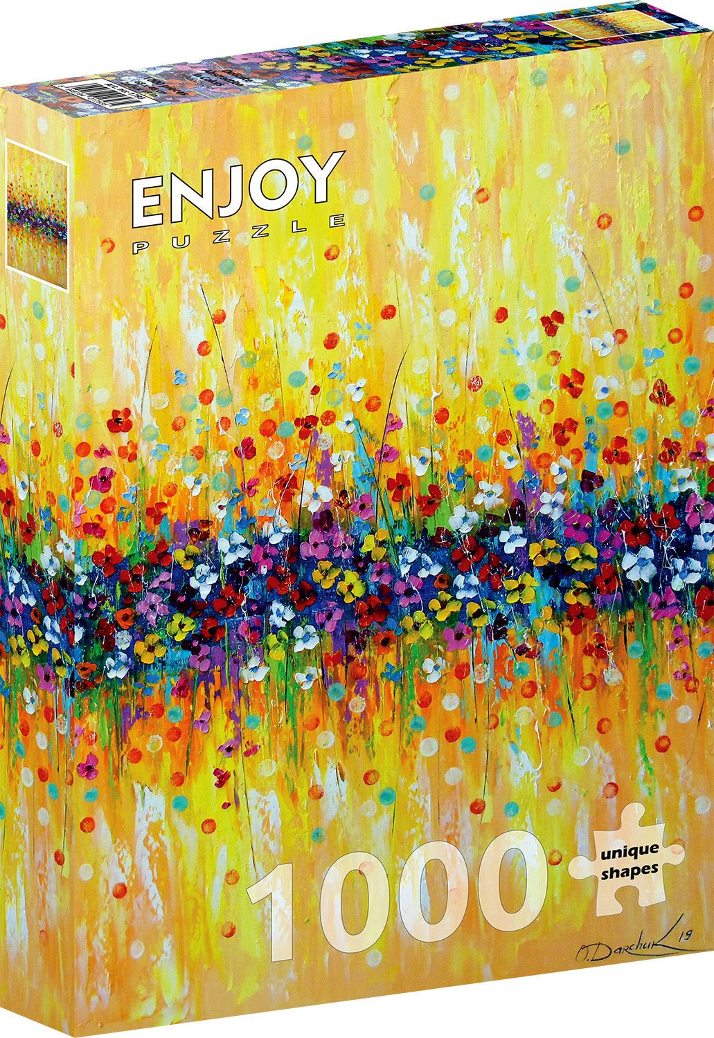 Színes Absztrakt Virágok Enjoy 1000 darabos kirakó puzzle (EN - 1793) - puzzlegarden