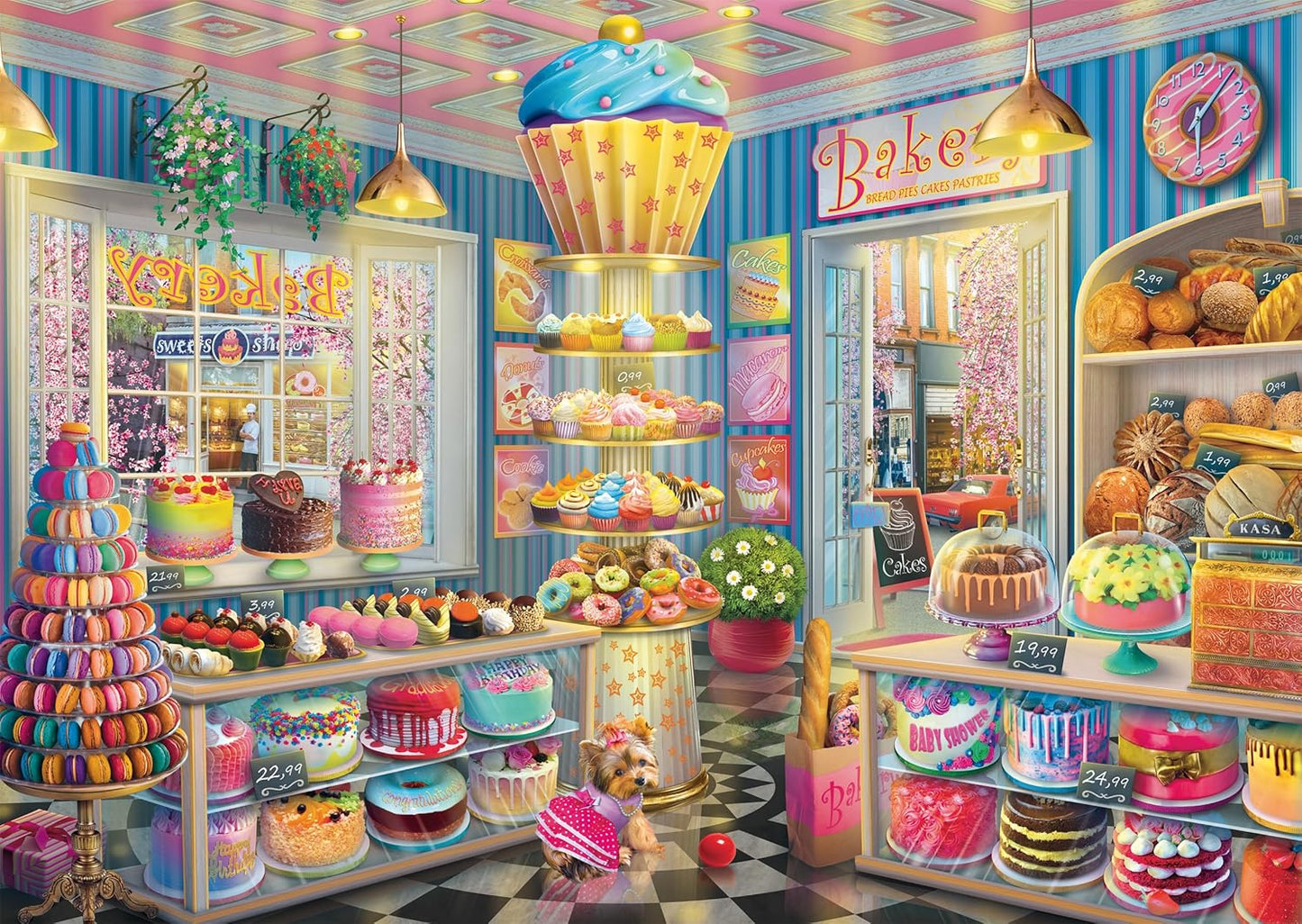 Színes pékség Schmidt Spiele 1000 darabos kirakó puzzle (SCH - 59785) - puzzlegarden