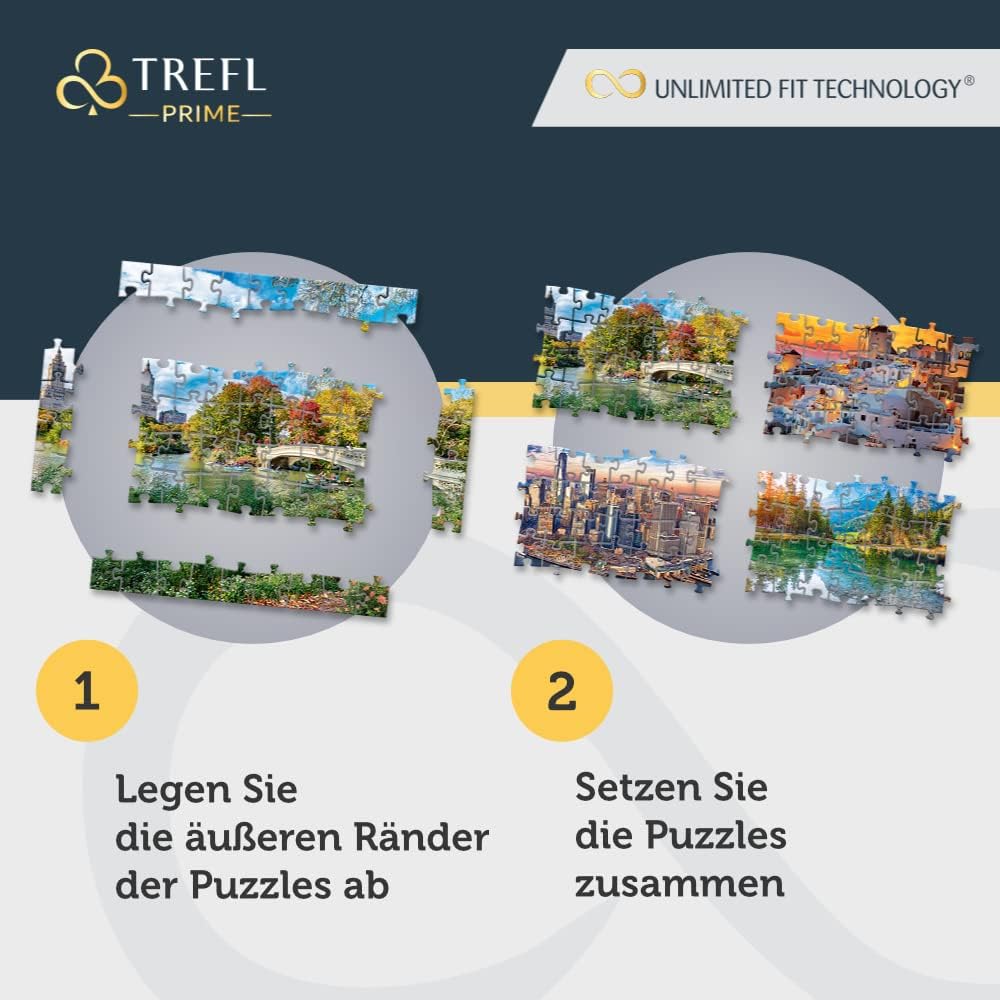 Színes Tigris Trefl Prime 500 darabos kirakó puzzle (TR - 37453) - puzzlegarden