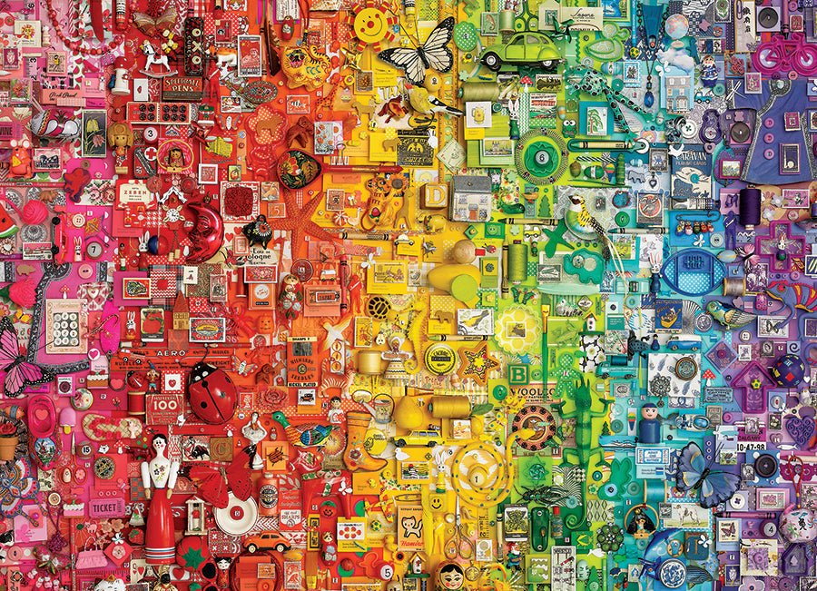 Színpompás szivárvány Cobble Hill 1000 darabos kirakó puzzle (CH - 40062 625012400626) - puzzlegarden