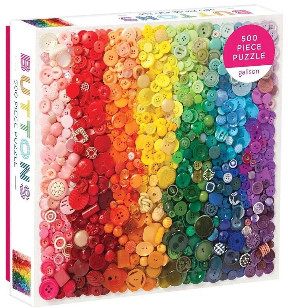 Szivárvány Gombok Galison 500 darabos kirakó puzzle (GA - M052520S2) - puzzlegarden