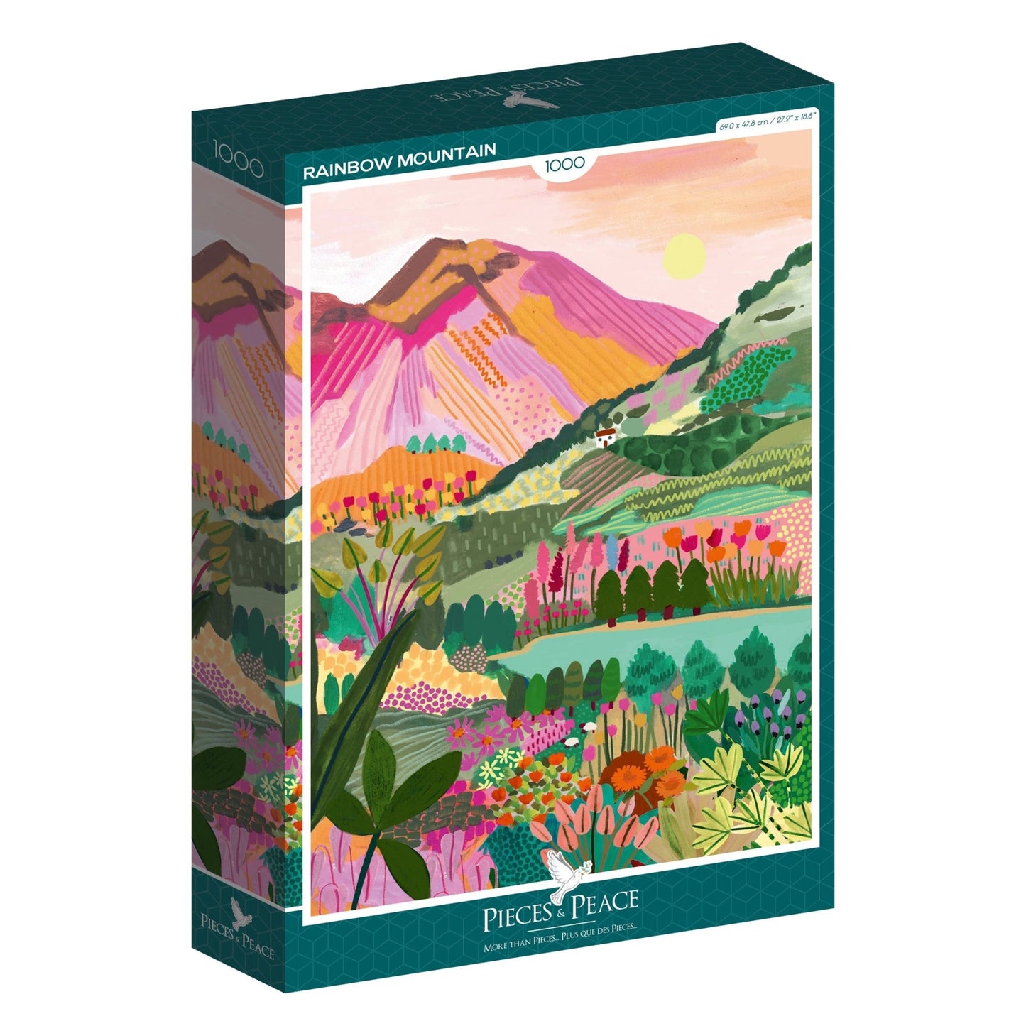 Szivárvány - hegy Pieces & Peace 1000 darabos kirakó puzzle (PaP - 0041) - puzzlegarden