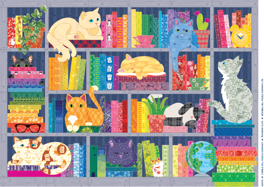 Szivárvány macskák Cobble Hill 500 darabos kirakó puzzle (CH - 45090) - puzzlegarden