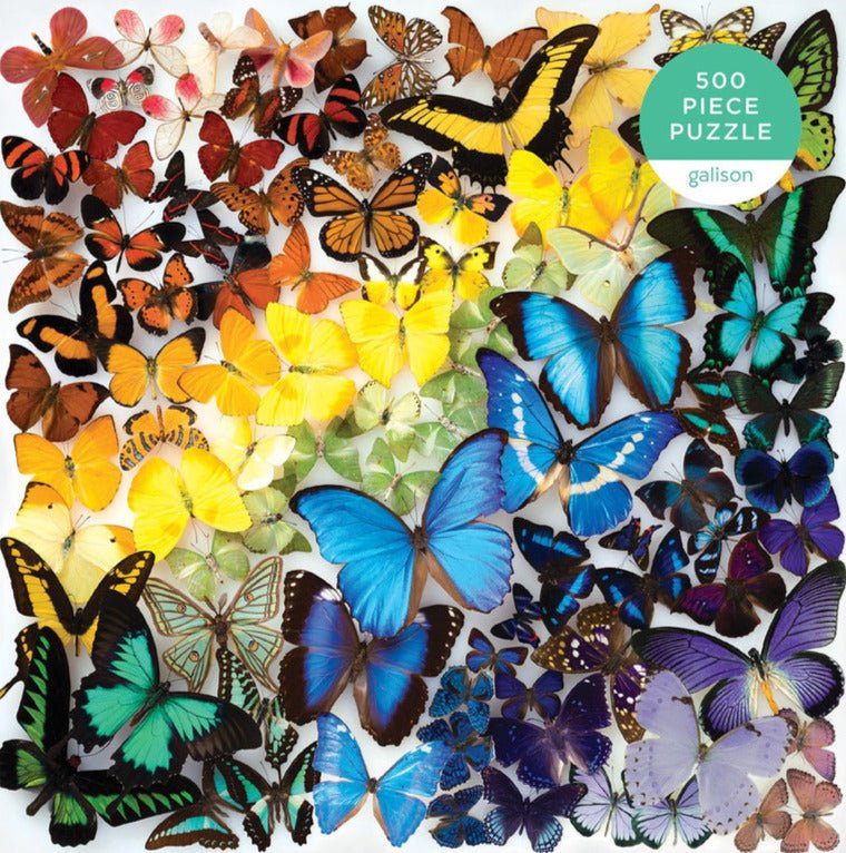 Szivárvány Pillangók Galison 500 darabos kirakó puzzle (GA - M062320J) - puzzlegarden