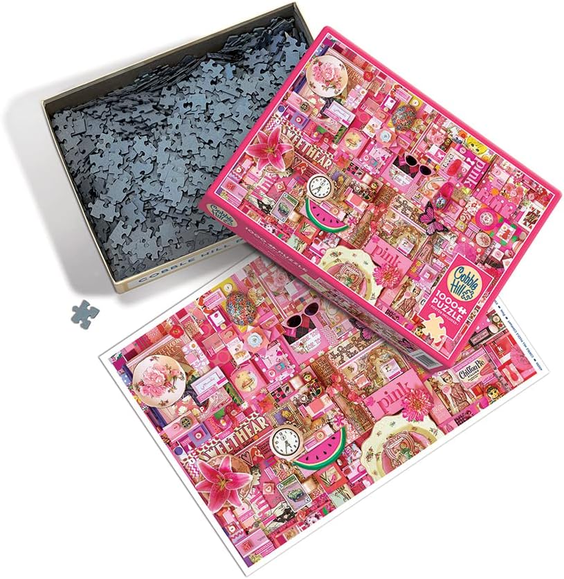 Szivárvány - Rózsaszín Cobble Hill 1000 darabos kirakó puzzle (CH - 40055) - puzzlegarden