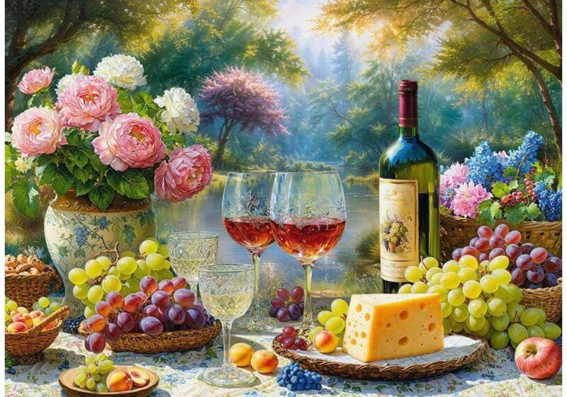 Szőlőpompás látvány Cherry Pazzi 1000 darabos kirakó puzzle (CP - 30950 5903728730950) - puzzlegarden