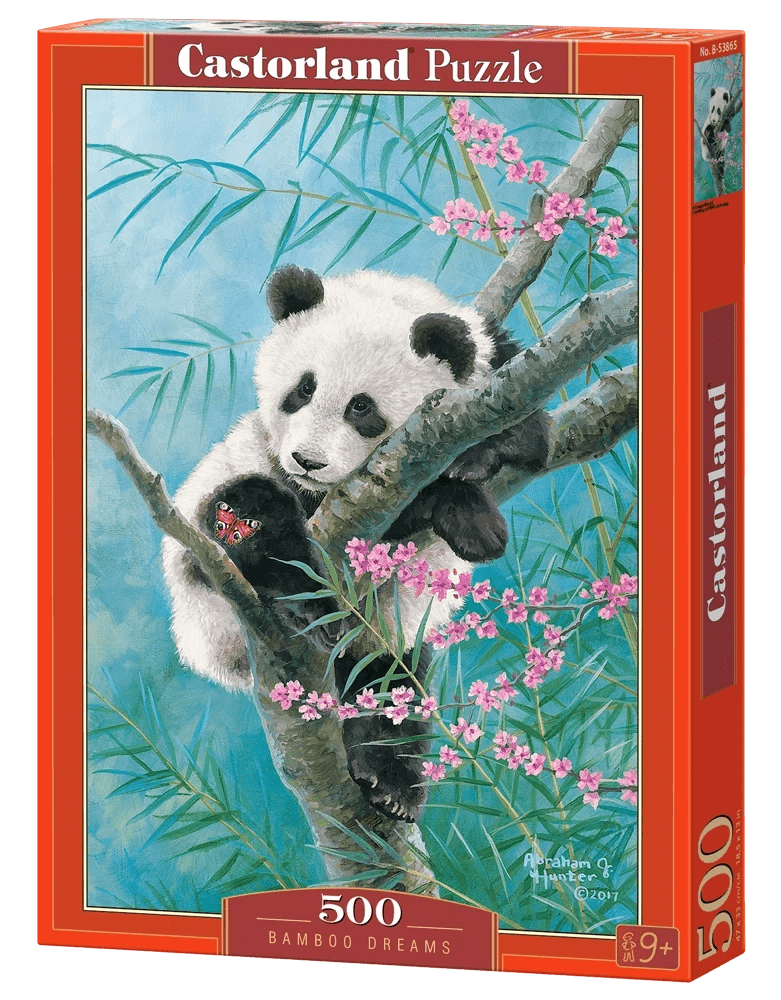 Szunyókáló Panda Castorland 500 darabos kirakó puzzle (C - B - 53865) - puzzlegarden