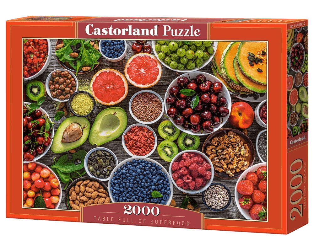 Szuperételek Castorland 2000 darabos kirakó puzzle (C - 200993) - puzzlegarden