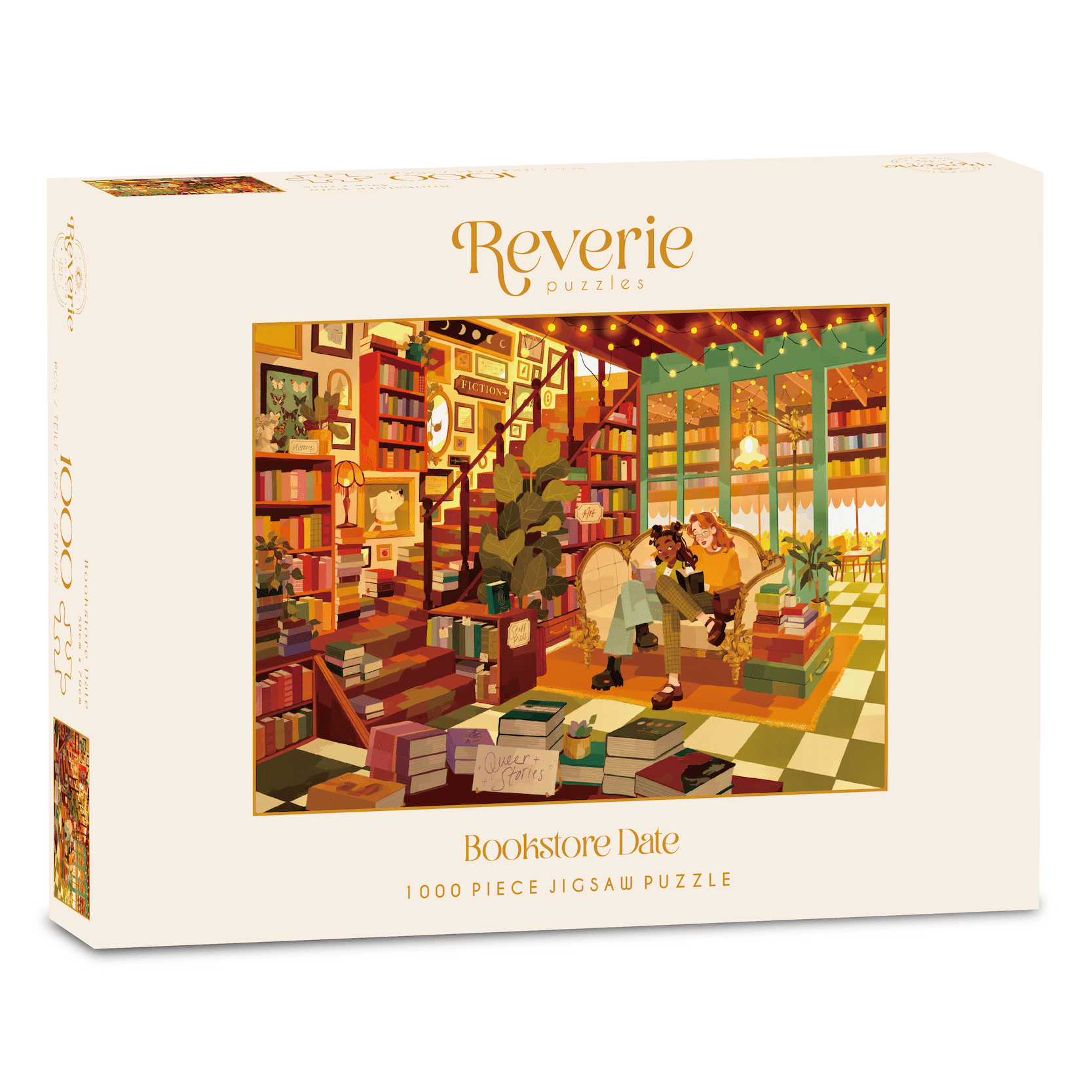 Találka a könyvek között Reverie 1000 darabos kirakó puzzle (RE - BD1000SD) - puzzlegarden