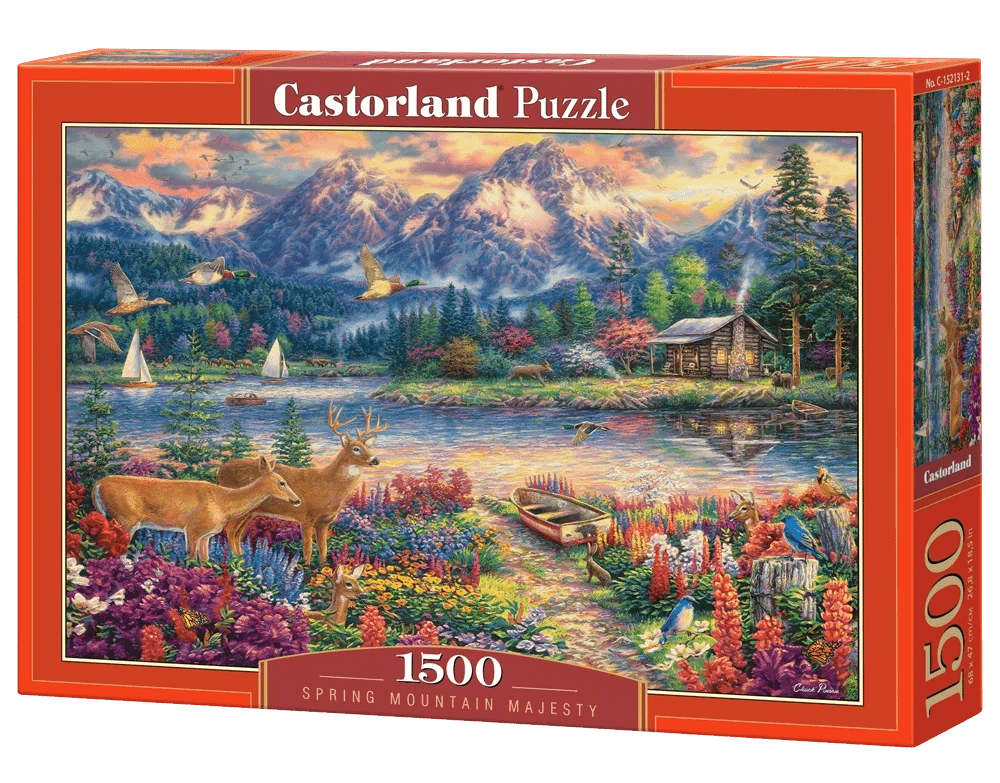 Tavasz a hegyekben Castorland 1500 darabos kirakó puzzle (C - 152131) - puzzlegarden