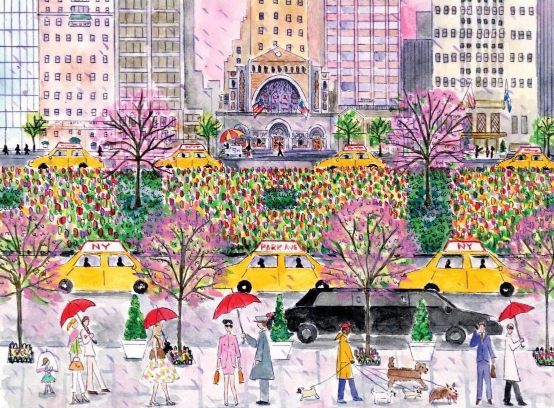 Tavasz a Park Avenue - n Galison 1000 darabos kirakó puzzle (GA - 9780735348202) - puzzlegarden