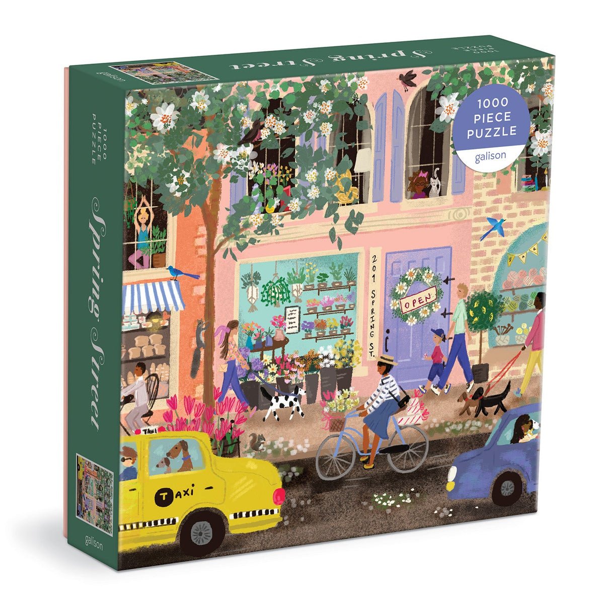 Tavaszi utca Galison 1000 darabos kirakó puzzle (GA - 9780735372405) - puzzlegarden