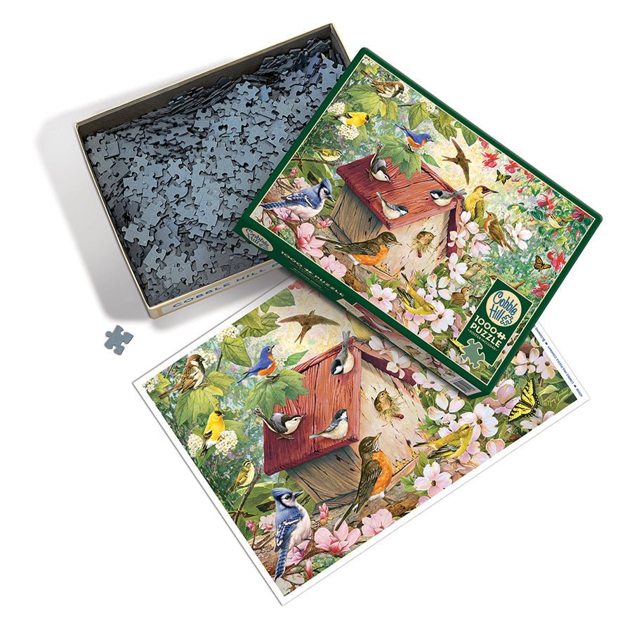 Tavaszi virágpompa Cobble Hill 1000 darabos kirakó puzzle (CH - 40028) - puzzlegarden
