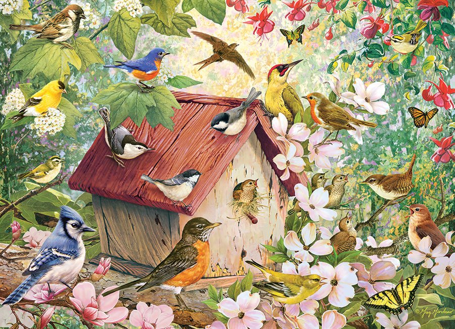 Tavaszi virágpompa Cobble Hill 1000 darabos kirakó puzzle (CH - 40028) - puzzlegarden
