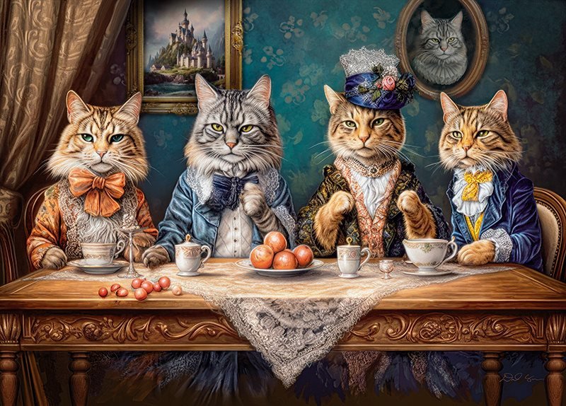 Tea - party Cherry Pazzi 1000 darabos kirakó puzzle (CP - 30660) - puzzlegarden