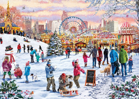 Tél a Hyde Park - ban Gibsons 1000 darabos kirakó puzzle (G - G6372) - puzzlegarden