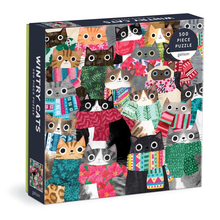 Téli Cicák Galison 500 darabos kirakó puzzle (GA - M021822J) - puzzlegarden