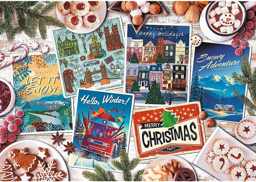 Téli emlékek Trefl 1000 darabos kirakó puzzle (TR - 10730) - puzzlegarden