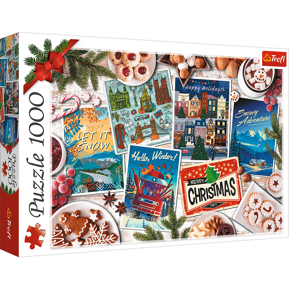 Téli emlékek Trefl 1000 darabos kirakó puzzle (TR - 10730) - puzzlegarden