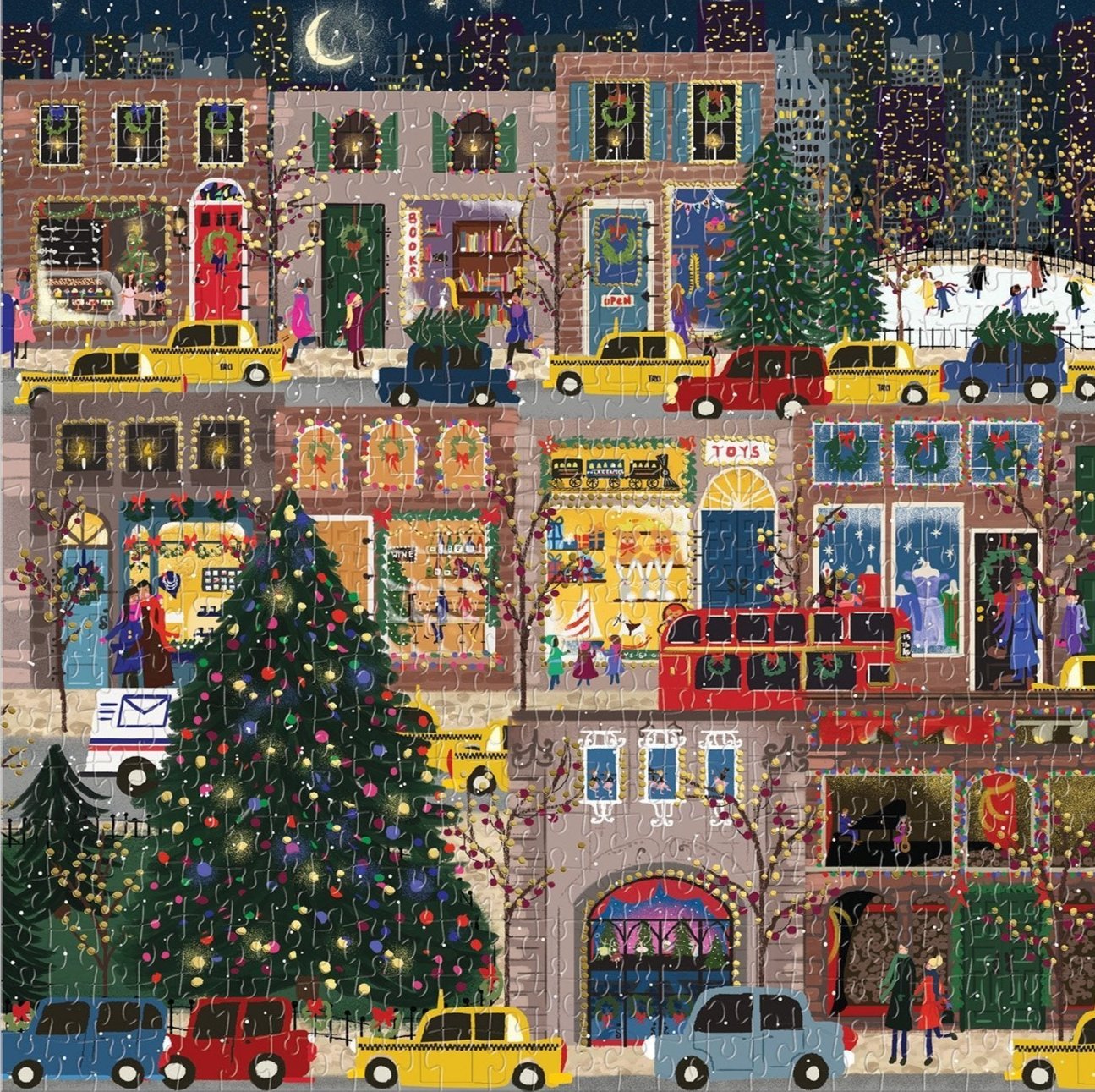 Téli fények - aranyfóliás! Galison 500 darabos kirakó puzzle (GA - 9780735362147) - puzzlegarden