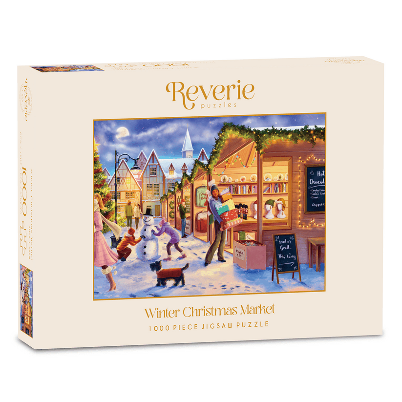 Téli karácsonyi vásár Reverie 1000 darabos kirakó puzzle (RE - WCM1000AMA) - puzzlegarden