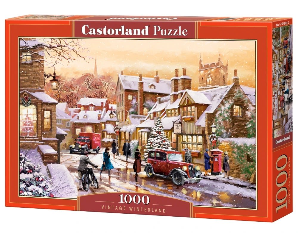 Téli kisváros Castorland 1000 darabos kirakó puzzle (C - 104802) - puzzlegarden