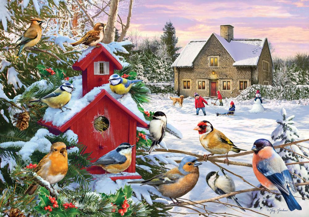 Téli szárnyak Gibsons 1000 darabos kirakó puzzle (G - G6376) - puzzlegarden