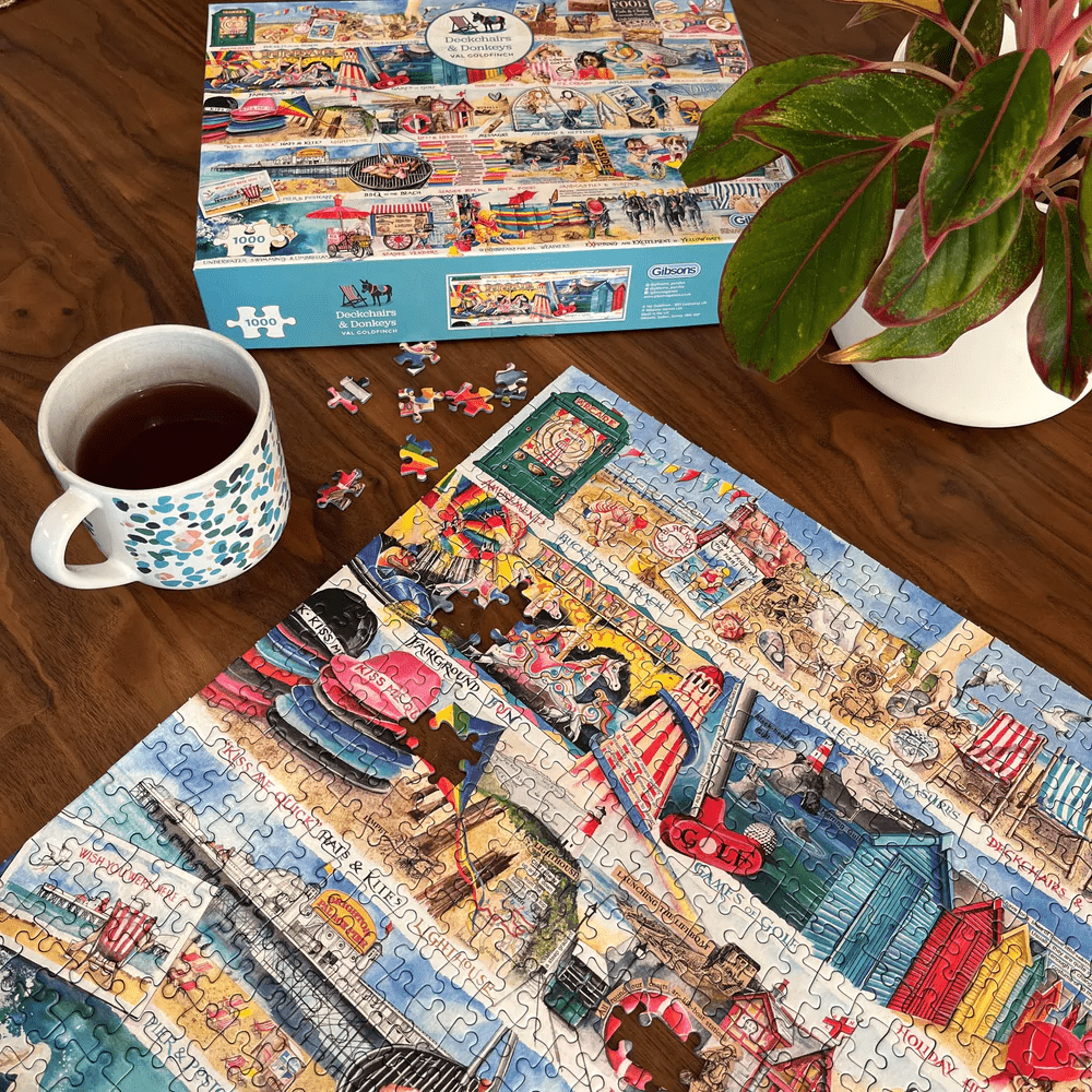Tengerparti ABC Gibsons 1000 darabos kirakó puzzle (G - G7117) - puzzlegarden