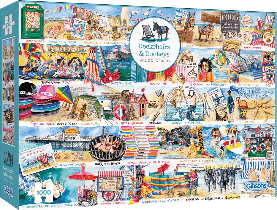 Tengerparti ABC Gibsons 1000 darabos kirakó puzzle (G - G7117) - puzzlegarden