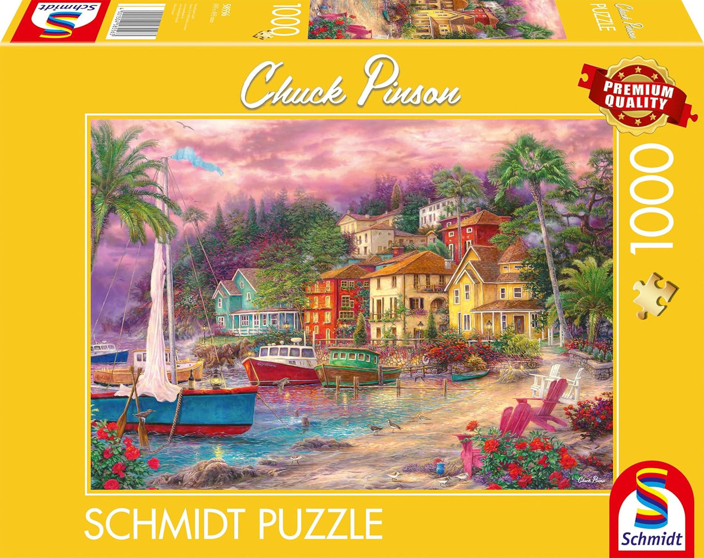 Tengerparti báj Schmidt Spiele 1000 darabos kirakó puzzle (SCH - 58556 4001504585563) - puzzlegarden