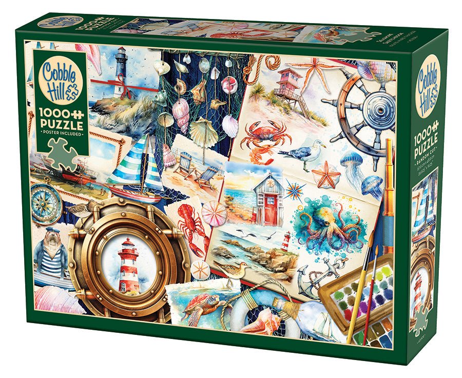 Tengerparti emlékek Cobble Hill 1000 darabos kirakó puzzle (CH - 40308 625012403085) - puzzlegarden