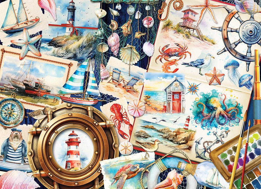 Tengerparti emlékek Cobble Hill 1000 darabos kirakó puzzle (CH - 40308 625012403085) - puzzlegarden
