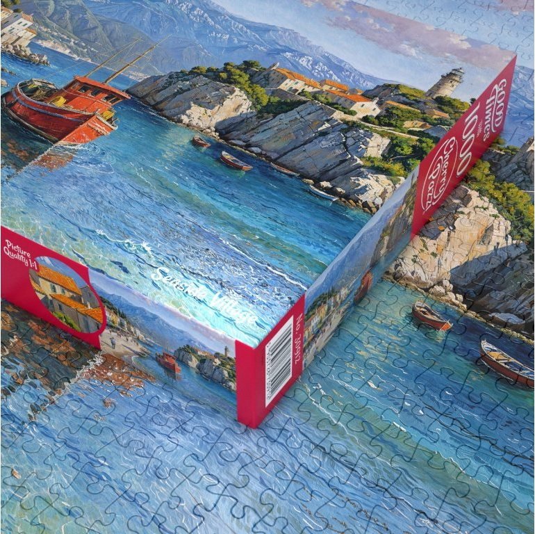 Tengerparti falu Cherry Pazzi 1000 darabos kirakó puzzle (CP - 30912 5903728730912) - puzzlegarden