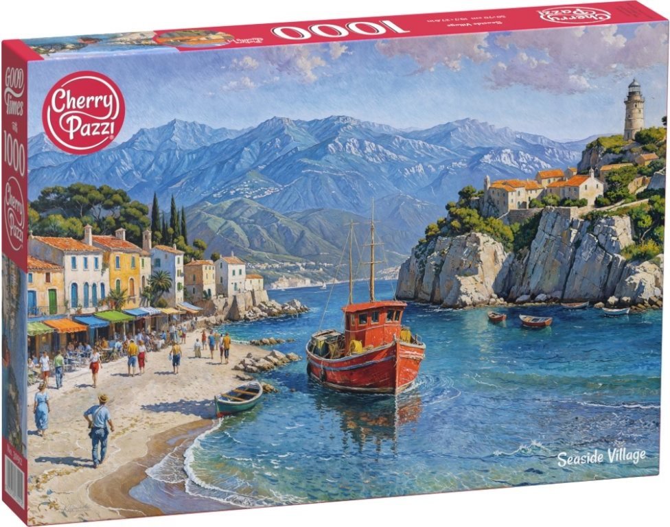 Tengerparti falu Cherry Pazzi 1000 darabos kirakó puzzle (CP - 30912 5903728730912) - puzzlegarden