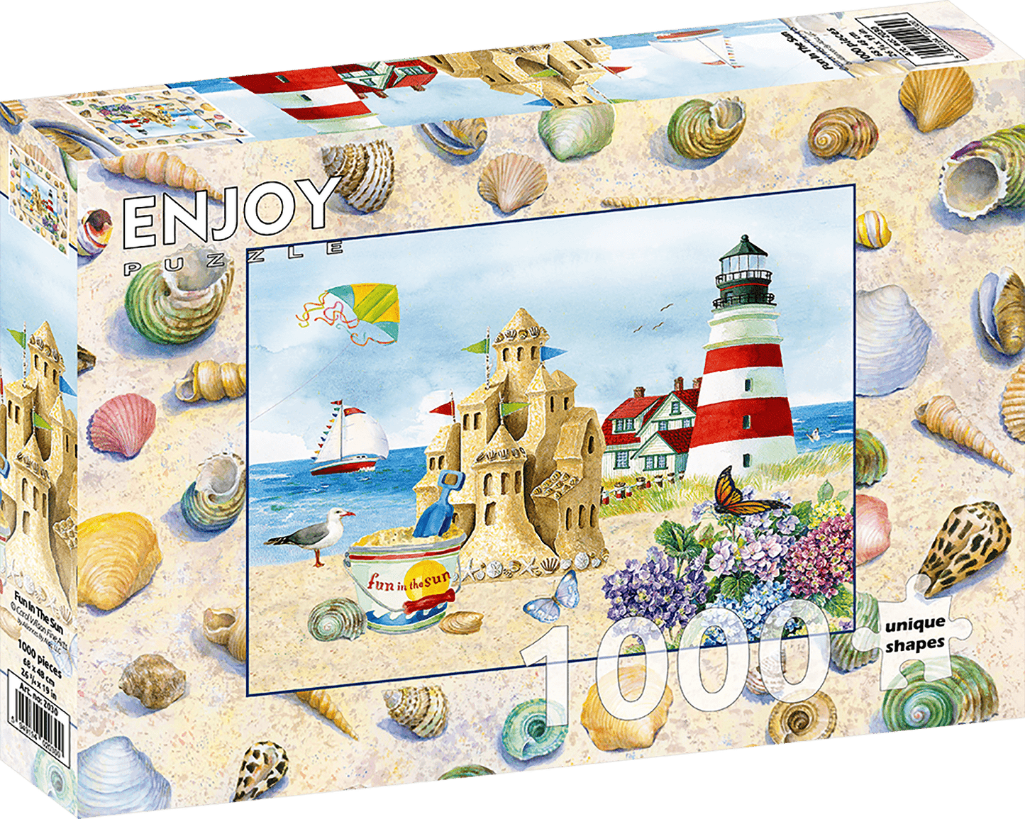 Tengerparti Hangulat Enjoy 1000 darabos kirakó puzzle (EN - 2030) - puzzlegarden