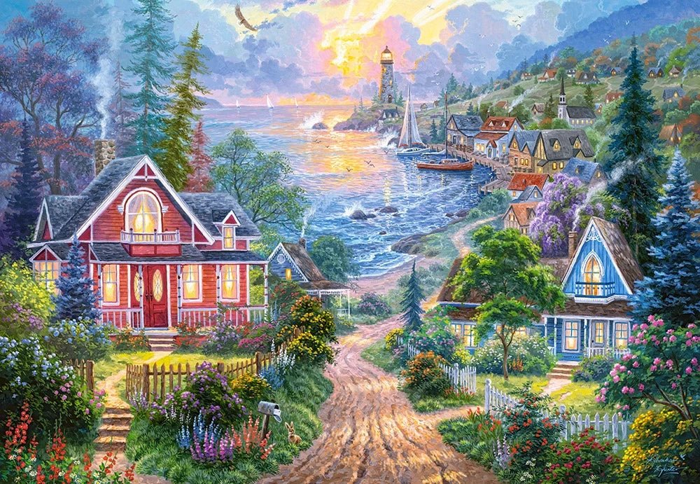 Tengerparti idill Castorland 1500 darabos kirakó puzzle (C - 151929) - puzzlegarden