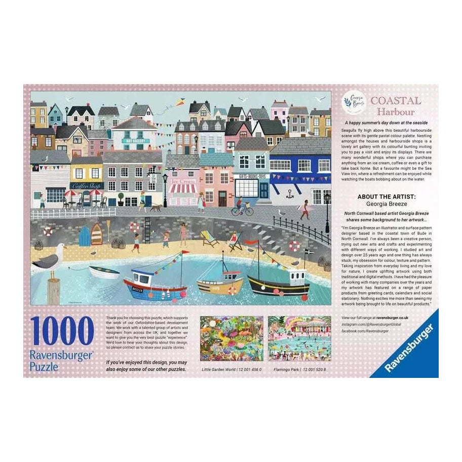 Tengerparti kikötő Ravensburger 1000 darabos kirakó puzzle (RA - 12001524) - puzzlegarden