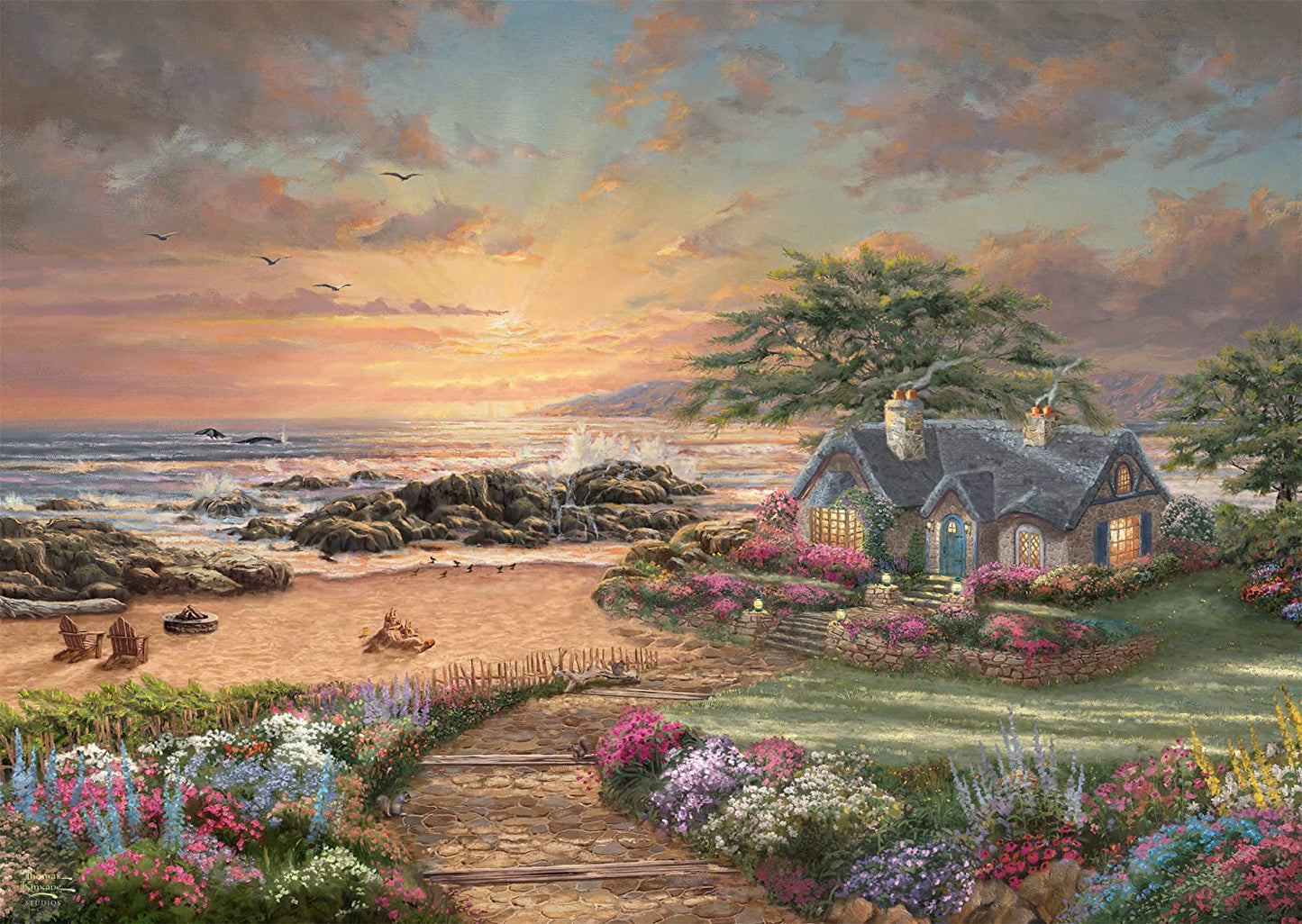 Tengerparti Kunyhó Schmidt Spiele 1000 darabos kirakó puzzle (SCH - 57368) - puzzlegarden