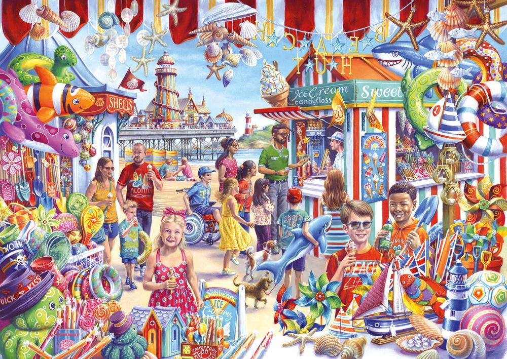 Tengerparti szuvenírek Gibsons 1000 darabos kirakó puzzle (G - G6358) - puzzlegarden