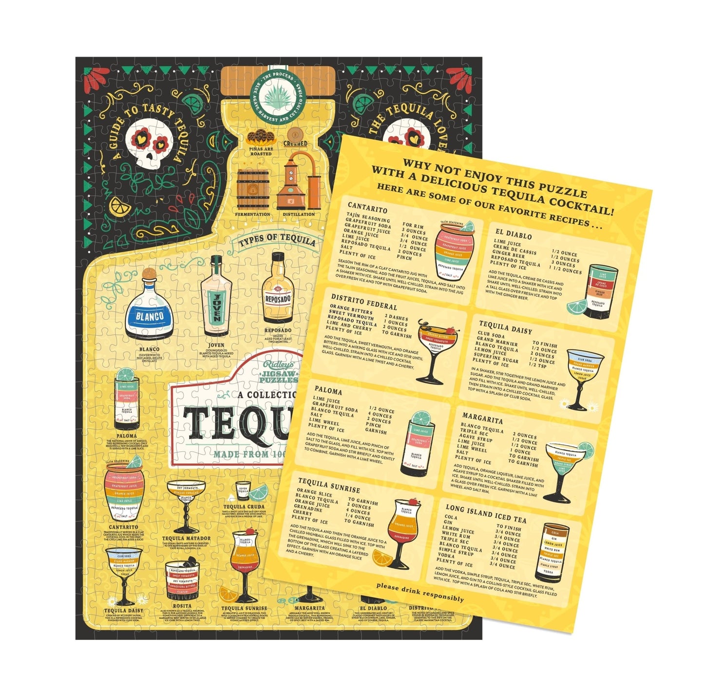 Tequila Kedvelők - díszdobozban Ridley's games 500 darabos kirakó puzzle (GA-9781797234328) - puzzlegarden