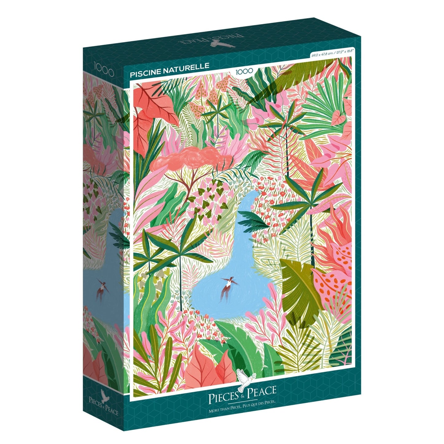 Természetes Medence Pieces & Peace 1000 darabos kirakó puzzle (PaP - 0018) - puzzlegarden