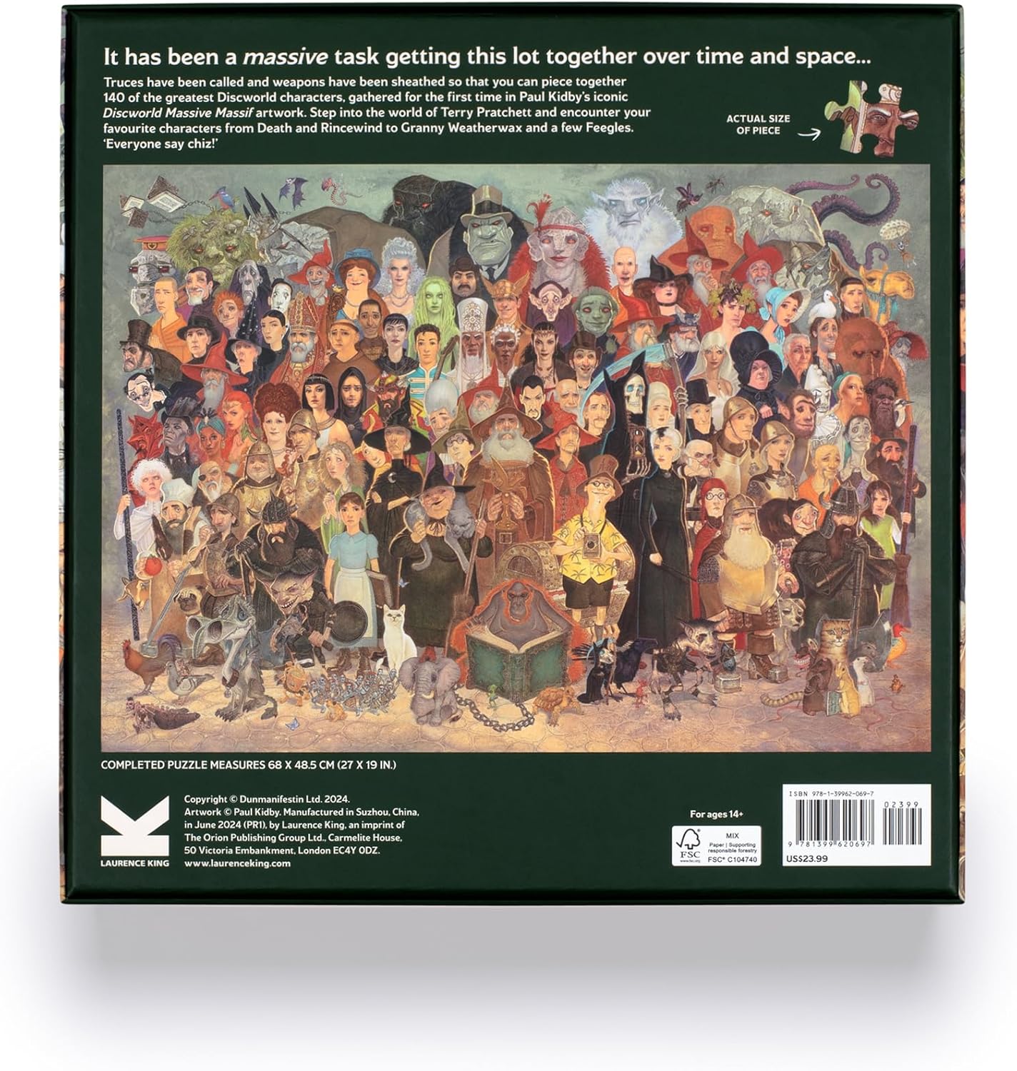 Terry Pratchett világa Laurence King 1000 darabos kirakó puzzle (LK - 9781399620697) - puzzlegarden